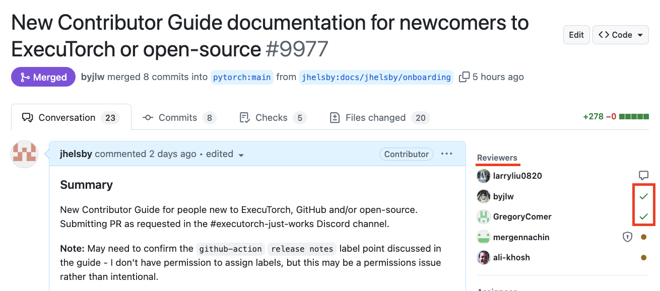 New Contributor Guide — ExecuTorch 0.6 documentation