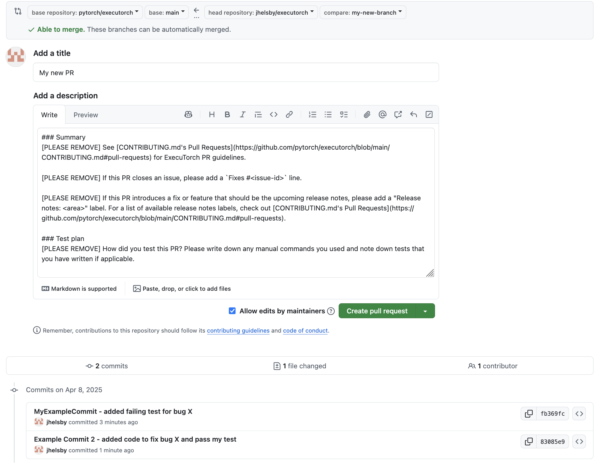 New Contributor Guide — ExecuTorch 1.0 documentation