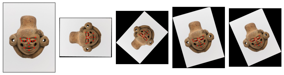 plot keypoints transforms