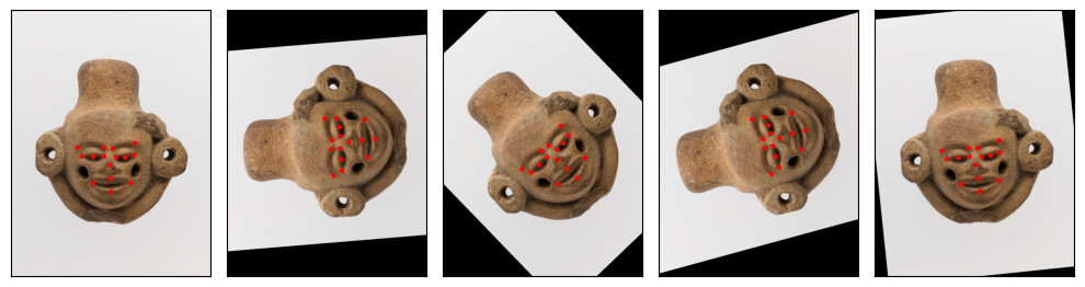 plot keypoints transforms